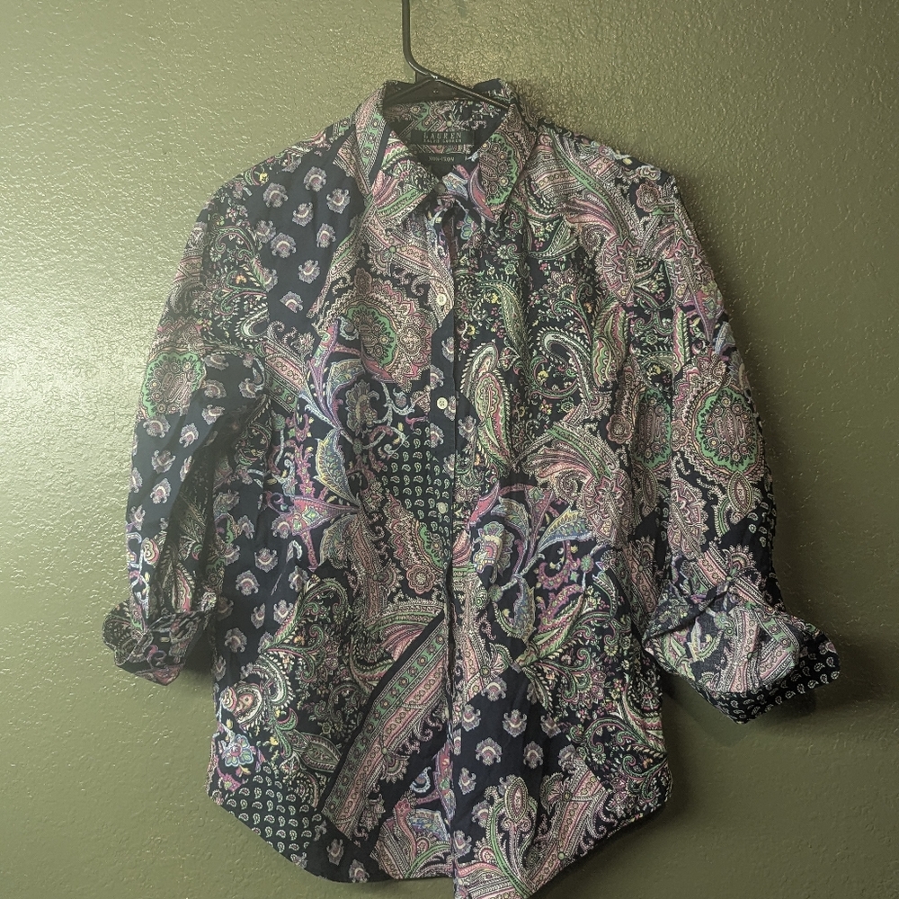 Ralph Lauren Men's Paisley Button-Up Shirt - Multicolor